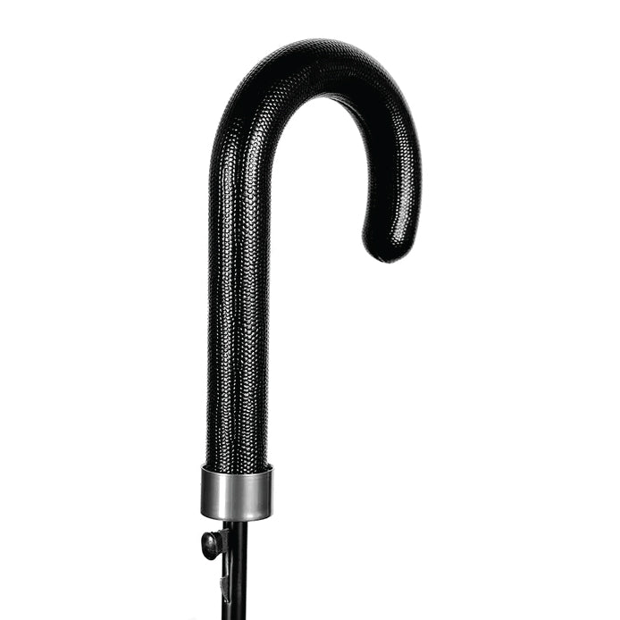 UPF50+ Clifton Traditional Basic Full Length Automatic Black Umbrella