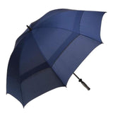 Clifton Hurricane Golf Manual Double Cover Navy Umbrella