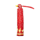 Clifton Manual Mini Maxi Compact Duck Handle Red 1