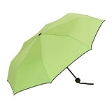 UPF50+ Clifton Piped Edge Manual Mini Maxi Compact Apple Green Umbrella