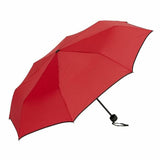 UPF50+ Clifton Piped Edge Manual Mini Maxi Compact Red Umbrella