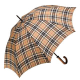 Clifton Tartan Large Windproof Manual Camel Thomson Umbrella