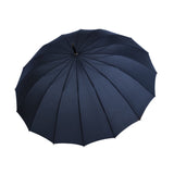 Doppler Auto Liverpool 16 Rib Navy Umbrella