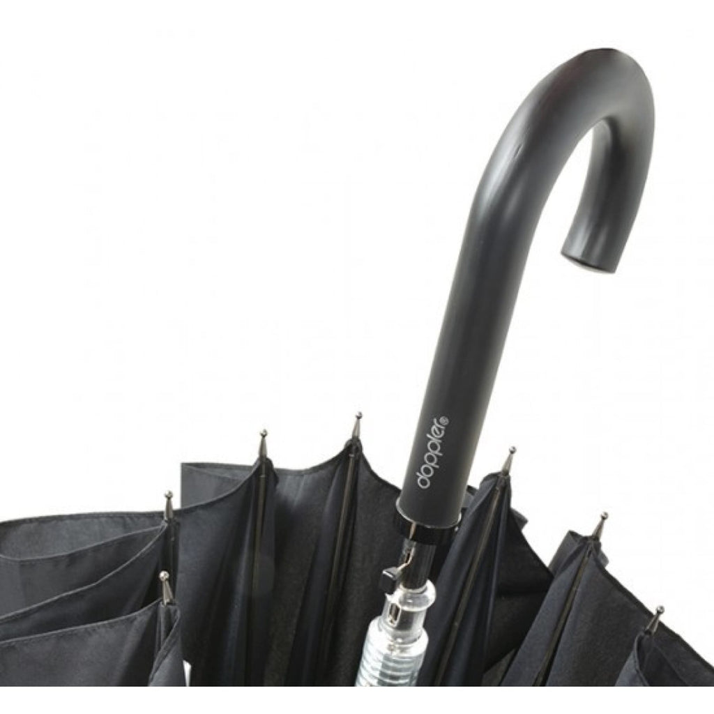 Doppler Carbonsteel Long Automatic Black Umbrella