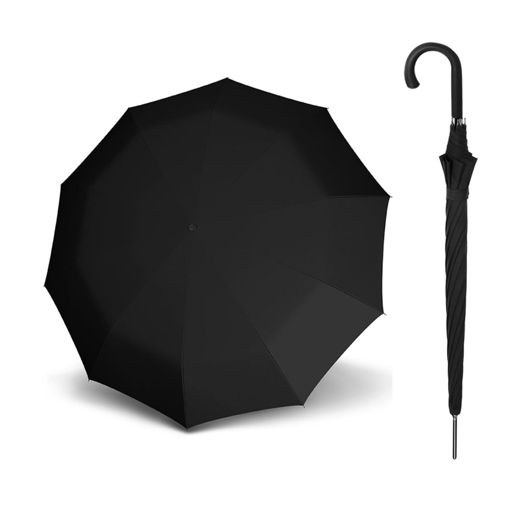 Doppler Carbonsteel Long Automatic Black Umbrella