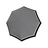 Doppler Compact Auto Carbonsteel Magic Delight Black Umbrella