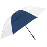 Shelta Strathgordon Fibreglass Golf Wind Vented White Navy Umbrella