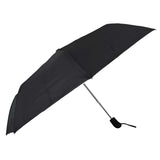 UPF 50+ Shelta Featherlite Mini Auto Open Black Silver Umbrella
