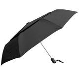 UPF25 Shelta AOAC Vented Compact Mini Black Umbrella