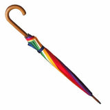 UPF25 Shelta Timber 16 Colour Rainbow Umbrella.