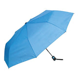 UPF50+ Clifton Auto Open 3 Fold 8 Rib Light Blue Umbrella