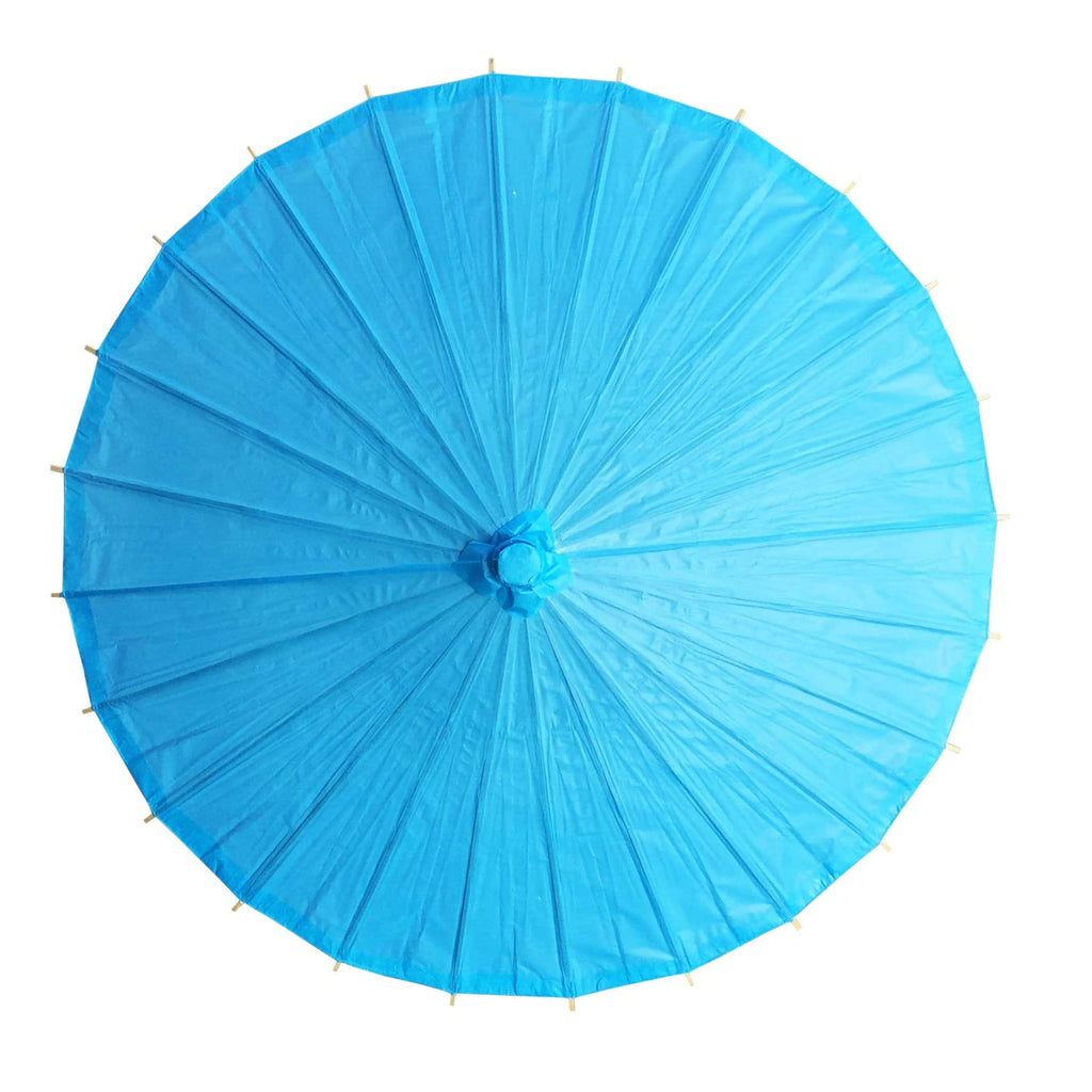 Willow Tree Bamboo Paper Parasol 84 cm Blue
