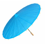 Willow Tree Bamboo Paper Parasol 84 cm Blue