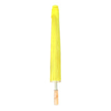 Willow Tree Bamboo Paper Parasol 84 cm Yellow