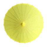 Willow Tree Bamboo Paper Parasol 84 cm Yellow