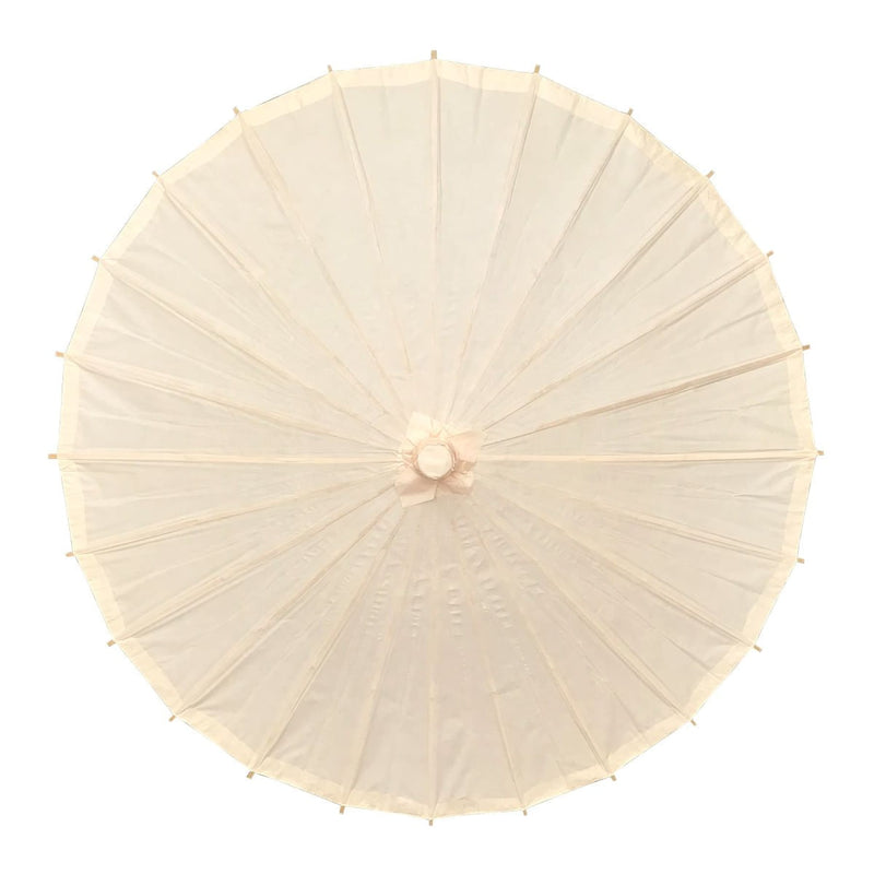 Willow Tree Bamboo Paper Parasol Beige