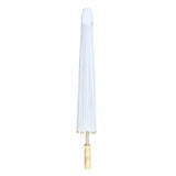 Willow Tree Bamboo Paper Parasol White