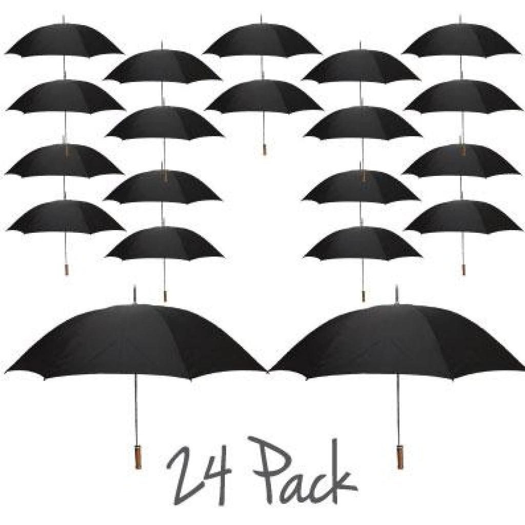 Willow Tree Large Straight Classic Golf Wedding Black 24 Pack