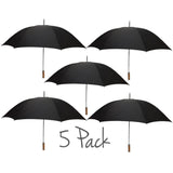 Willow Tree Large Straight Classic Golf Wedding Black 5 Pack