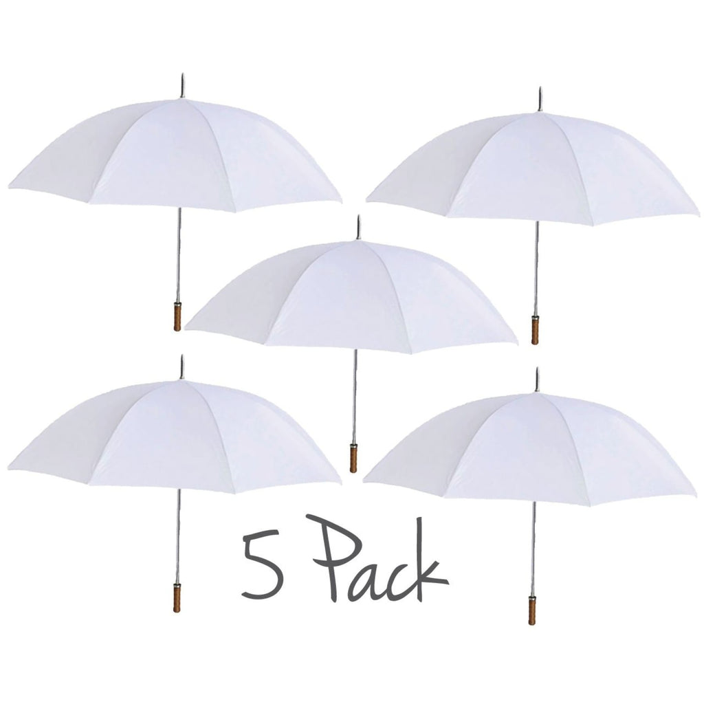 Willow Tree Large Straight Classic Golf Wedding White 5 Pack